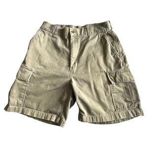 Polo By Ralph Lauren Shorts Mens 34 Green Cargo Relaxed Fit Casual Pockets